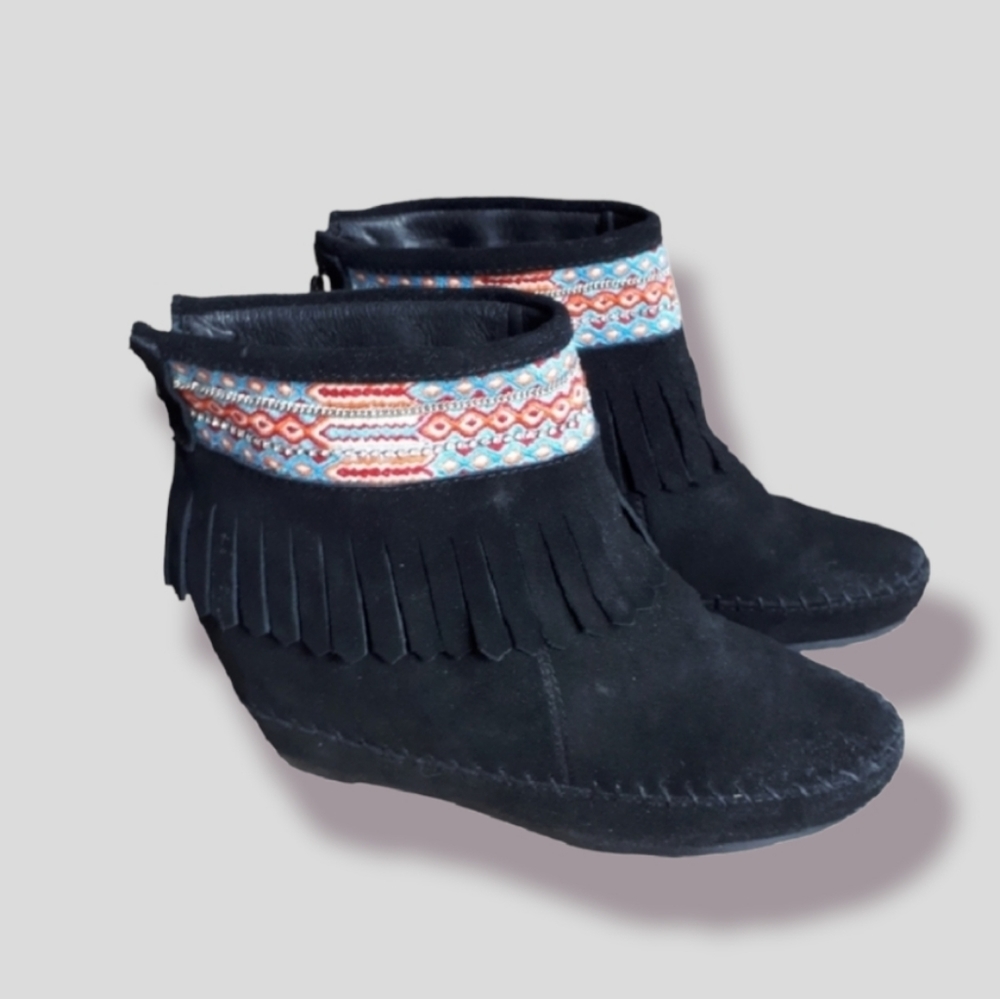 Kim & Zozi moccasin booties